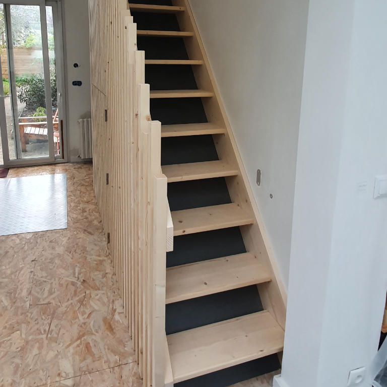 Escalier en bois